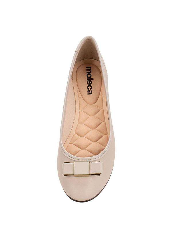 Moleca - Sapatilha Feminina Flat Moleca 50271481 - Cinza 5