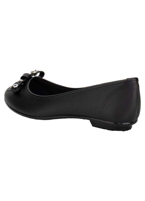 Moleca - Sapatilha Feminina Flat Moleca 50271486 Preto 3