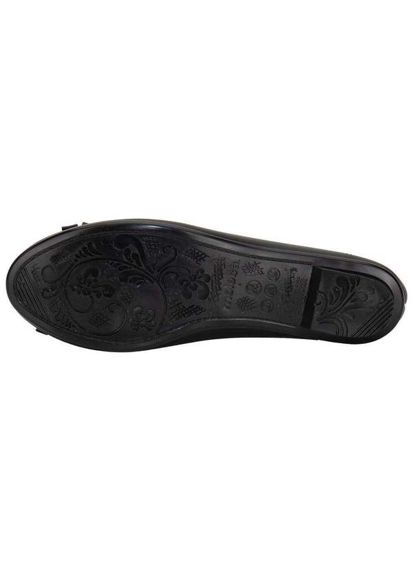 Moleca - Sapatilha Feminina Flat Moleca 50271486 Preto 4