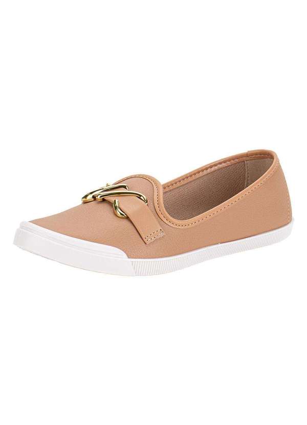Moleca - Sapatilha Feminina Flat Moleca 5109796 - Salmão 1
