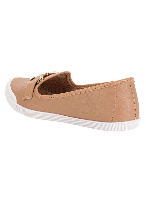Moleca - Sapatilha Feminina Flat Moleca 5109796 - Salmão 3