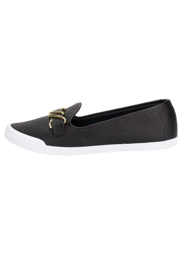Moleca - Sapatilha Feminina Flat Moleca 5109796 Preto 2