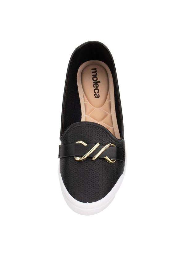 Moleca - Sapatilha Feminina Flat Moleca 5109796 Preto 5