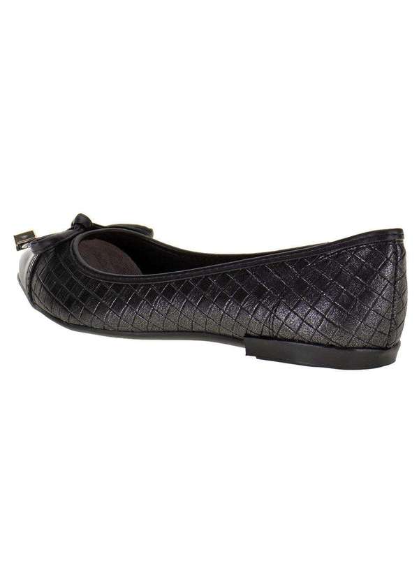 Moleca - Sapatilha Feminina Flat Moleca - 5301364 - Preto 3
