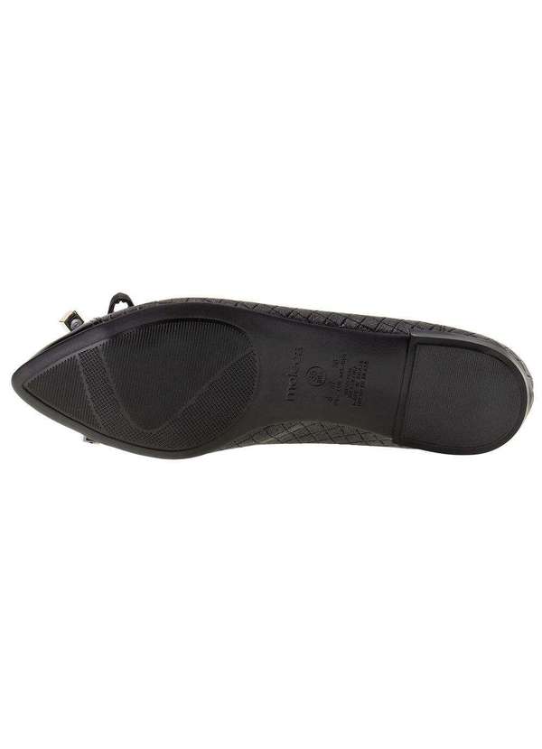 Moleca - Sapatilha Feminina Flat Moleca - 5301364 - Preto 4