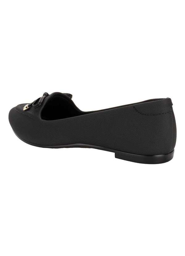 Moleca - Sapatilha Feminina Flat Moleca 5635863 - Preto 3