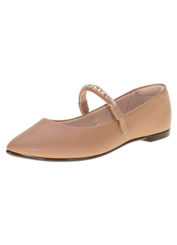 Moleca - Sapatilha Feminina Flat Moleca 5635878 - Salmão