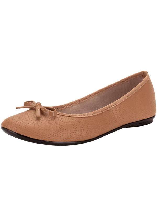 Moleca - Sapatilha Feminina Flat Moleca 5726115 - Salmão