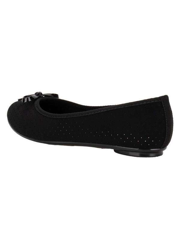 Moleca - Sapatilha Feminina Flat Moleca 5726115 - Preto/Nobuck 3