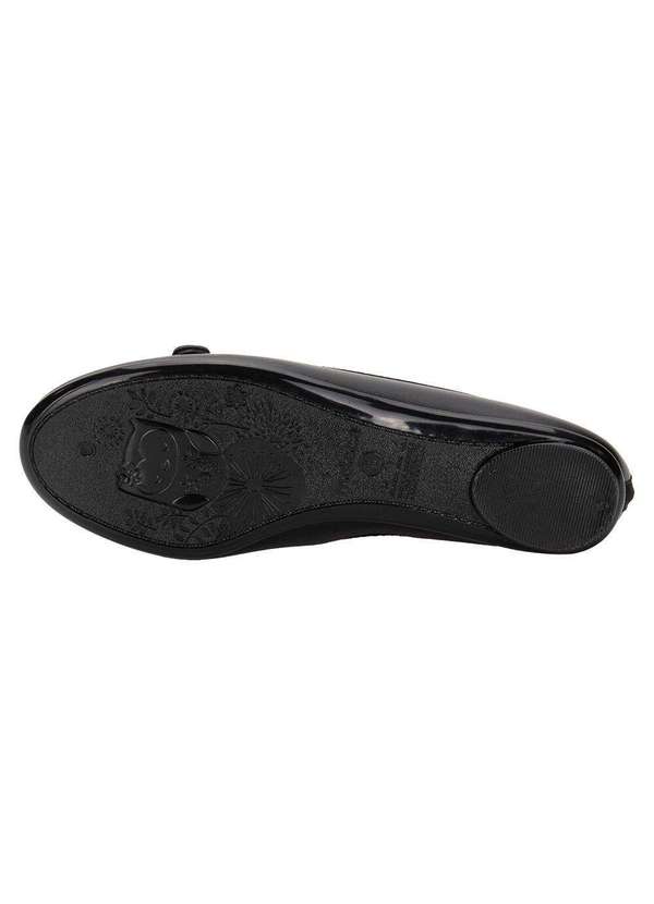 Moleca - Sapatilha Feminina Flat Moleca 5726141 - Preto 4