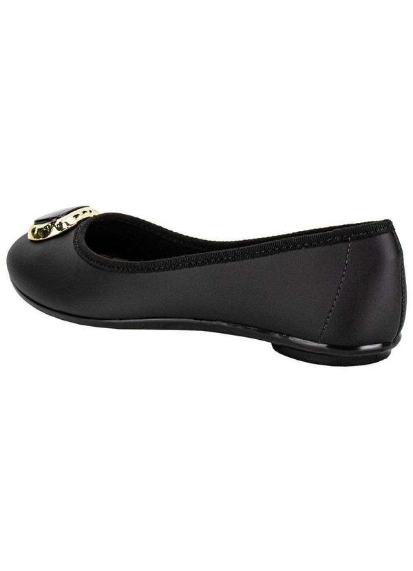Moleca - Sapatilha Feminina Flat Moleca 5726147 Preto 3