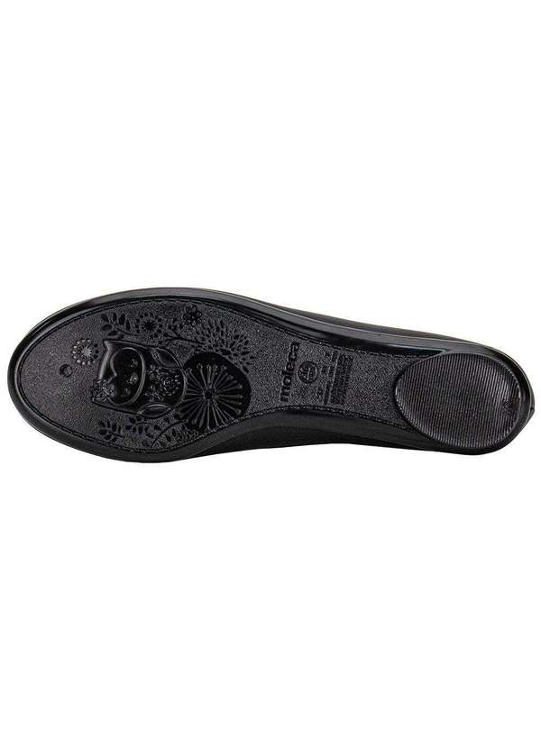 Moleca - Sapatilha Feminina Flat Moleca 5726147 Preto 4