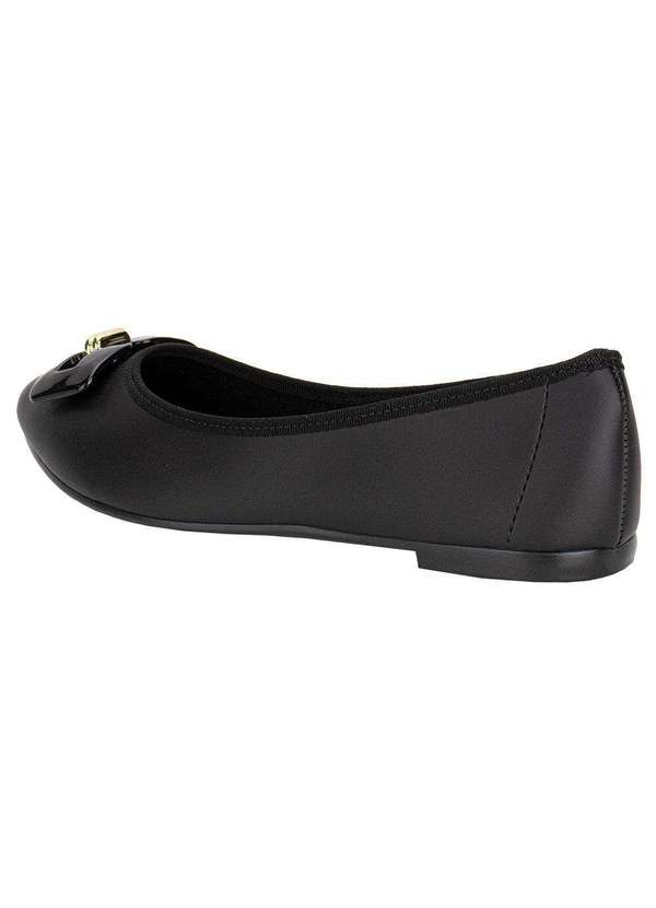 Moleca - Sapatilha Feminina Flat Moleca 5727141 - Preto 3