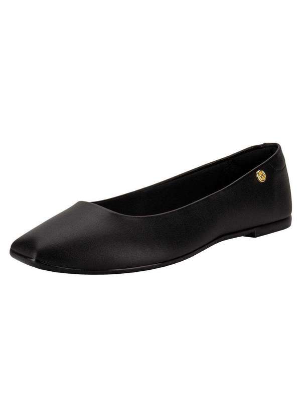 Moleca - Sapatilha Feminina Flat Moleca 5735215 - Preto