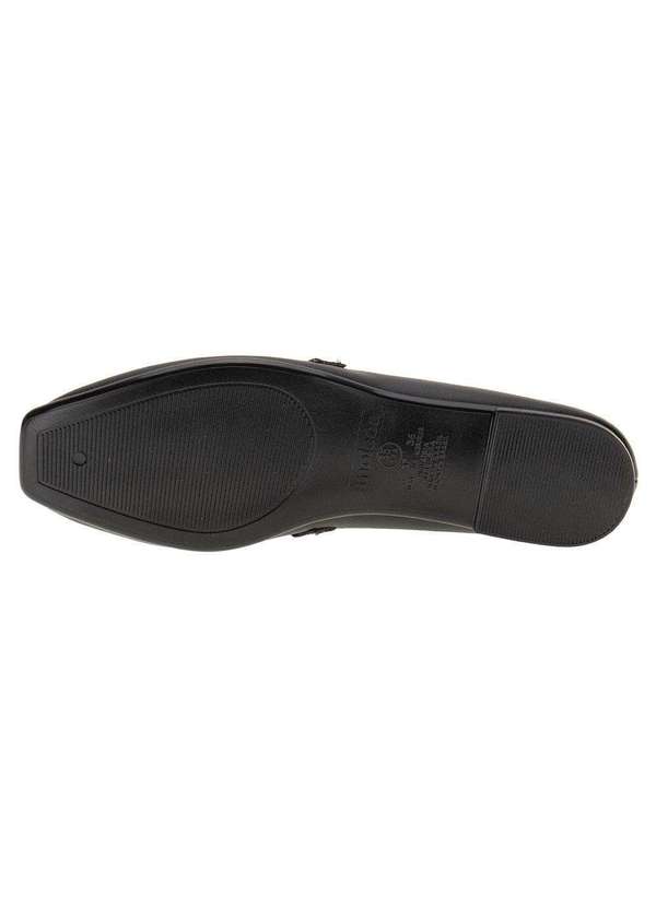Moleca - Sapatilha Feminina Flat Moleca 5735225 - Preto 4