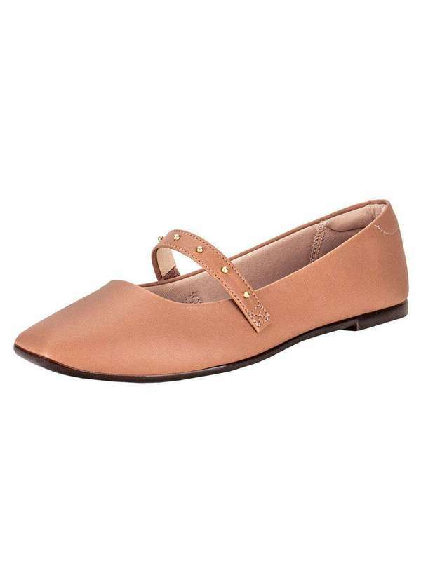Moleca - Sapatilha Feminina Flat Moleca 5735225 - Salmão