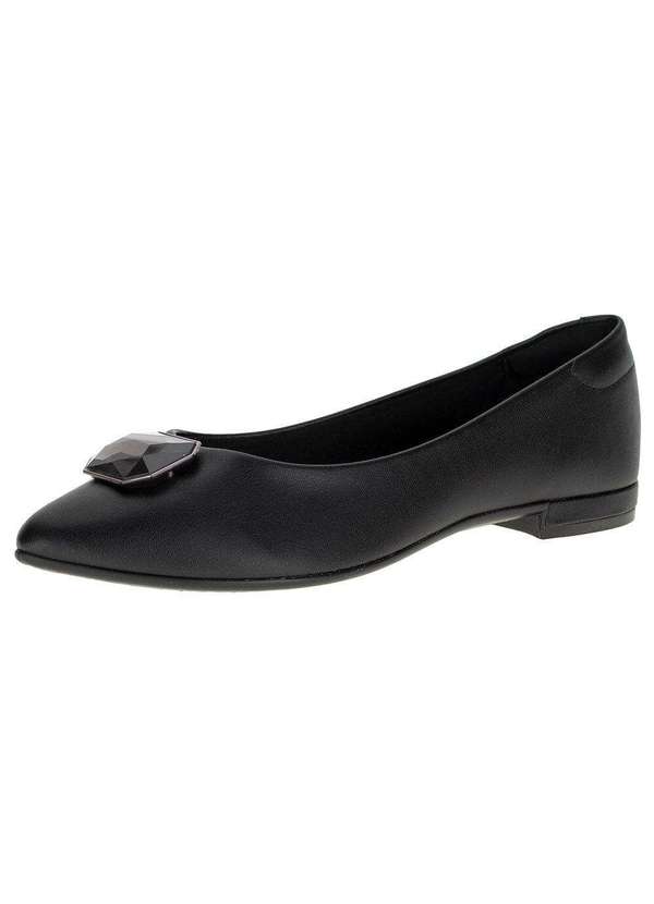 Moleca - Sapatilha Feminina Flat Moleca - 5785101 - Preto