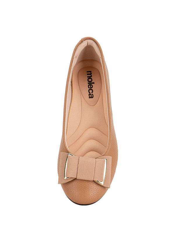Moleca - Sapatilha Feminina Flat Moleca 5800103 - Salmão 5