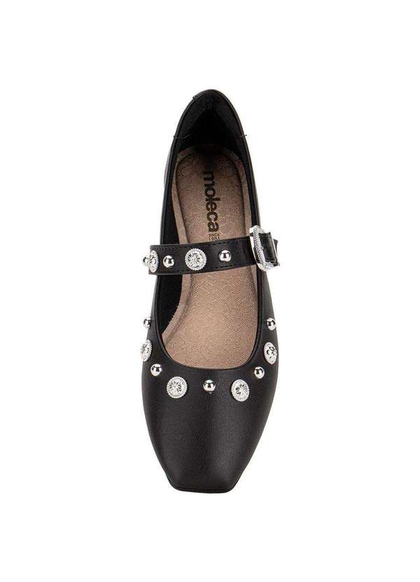 Moleca - Sapatilha Feminina Flat Moleca 5824104 - Preto 5