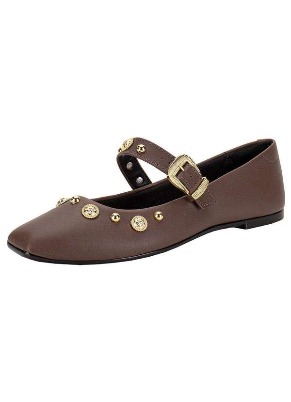 Moleca - Sapatilha Feminina Flat Moleca 5824104 - Chocolate