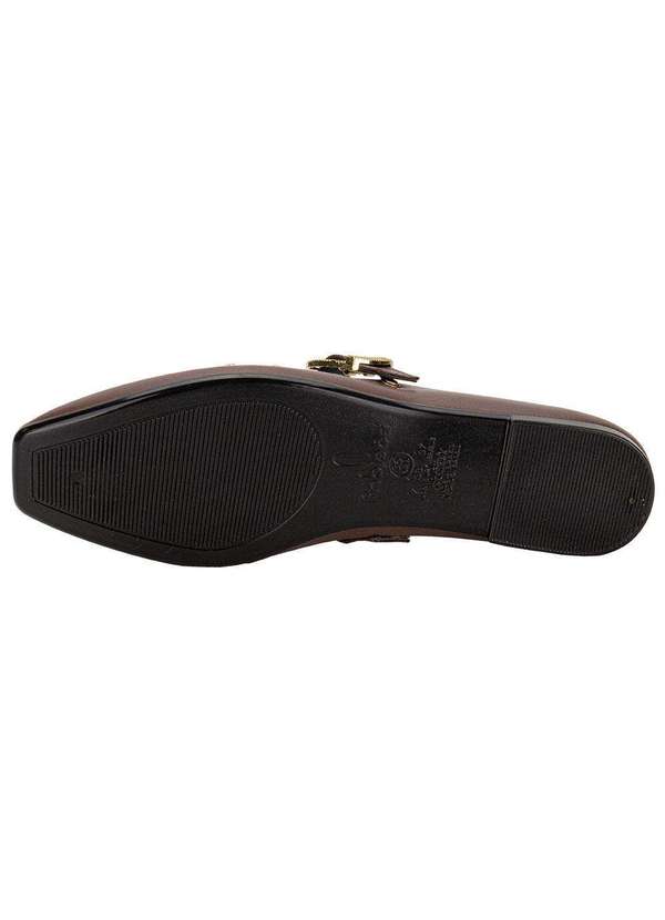 Moleca - Sapatilha Feminina Flat Moleca 5824104 - Chocolate 4