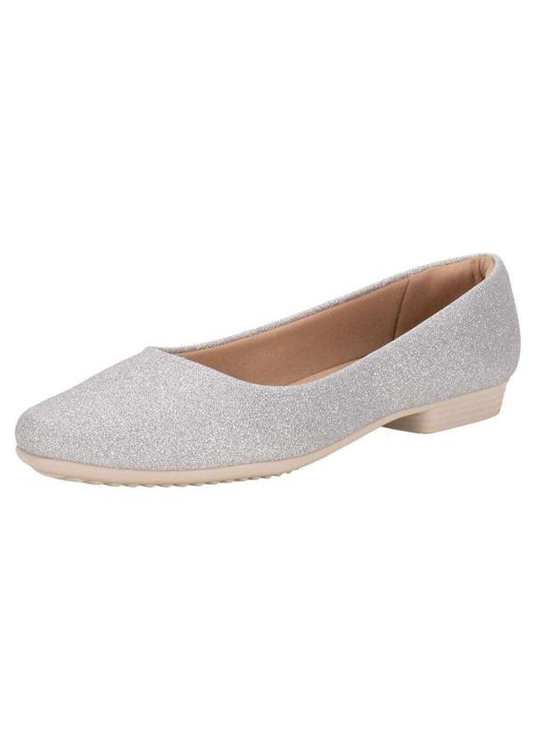 Piccadilly - Sapatilha Feminina Flat Piccadilly 250115 - Prata