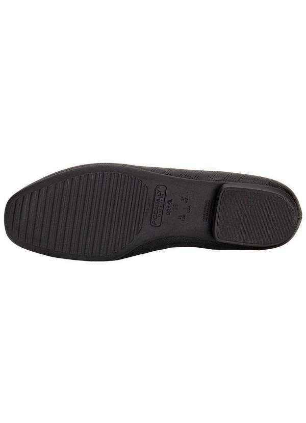 Piccadilly - Sapatilha Feminina Flat Piccadilly 250115 Preto 4