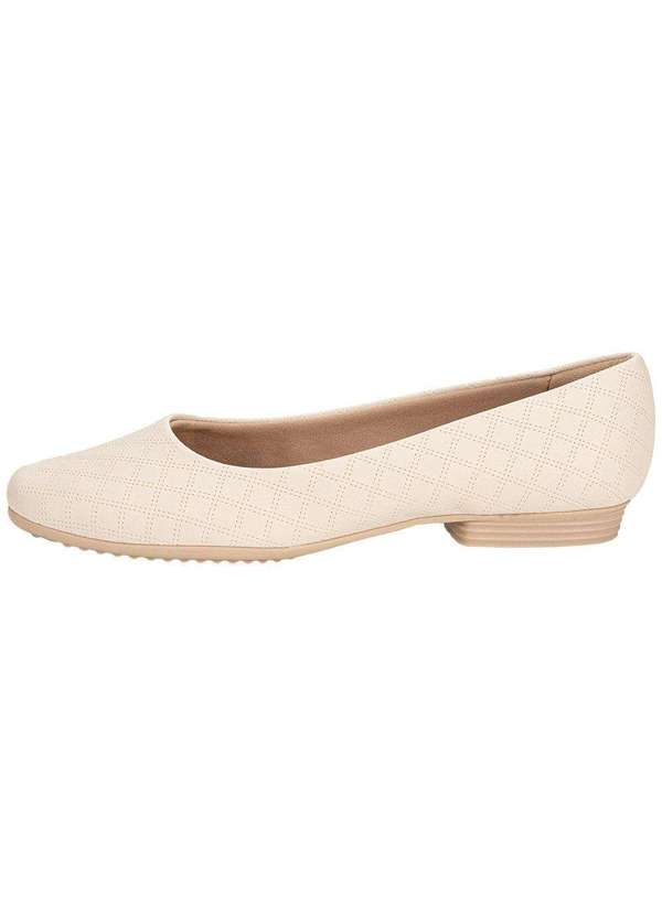 Piccadilly - Sapatilha Feminina Flat Piccadilly 250115 Marfim 2