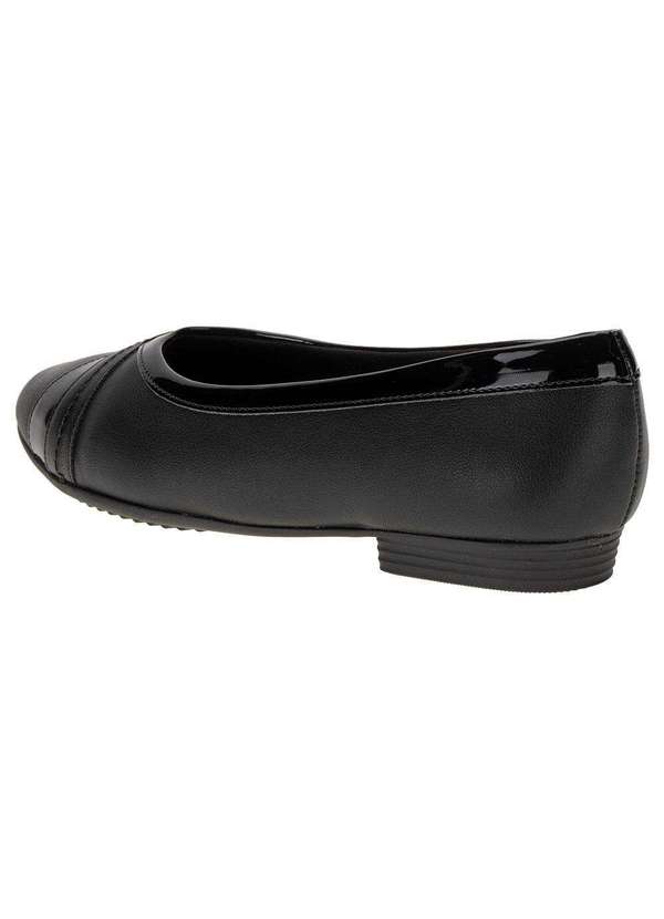 Piccadilly - Sapatilha Feminina Flat Piccadilly 250224 - Preto 3