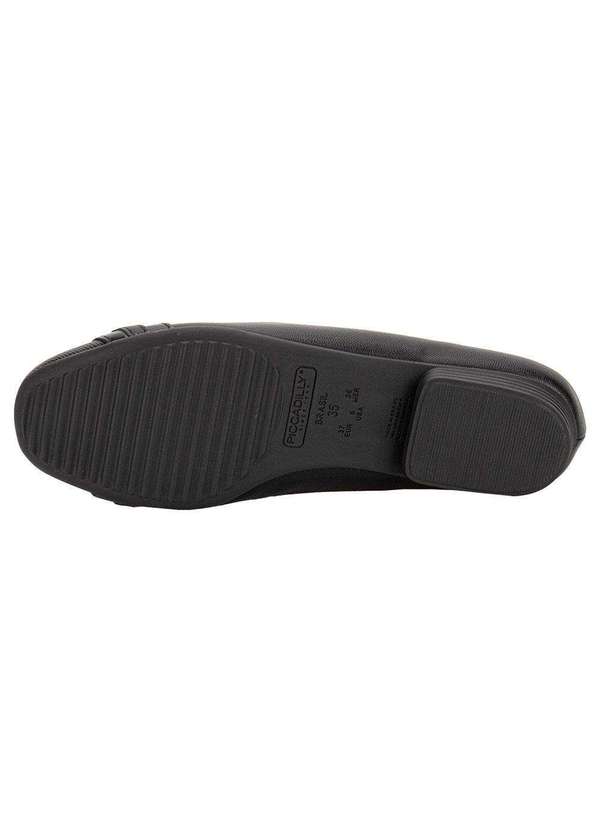 Piccadilly - Sapatilha Feminina Flat Piccadilly 250235 - Preto 4