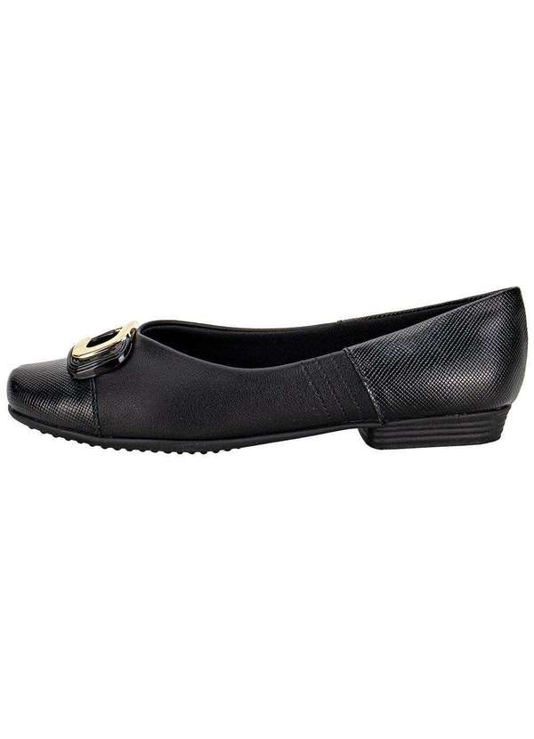 Piccadilly - Sapatilha Feminina Flat Piccadilly 250262 Preto 2