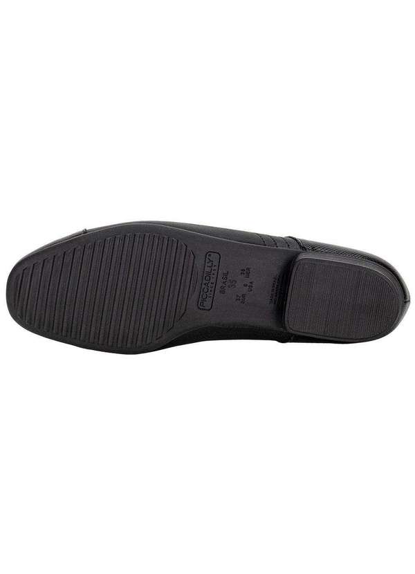 Piccadilly - Sapatilha Feminina Flat Piccadilly 250262 Preto 4