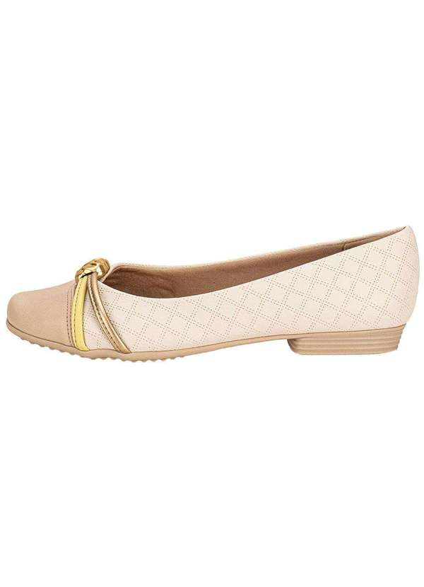 Piccadilly - Sapatilha Feminina Flat Piccadilly 250267 Marfim 2