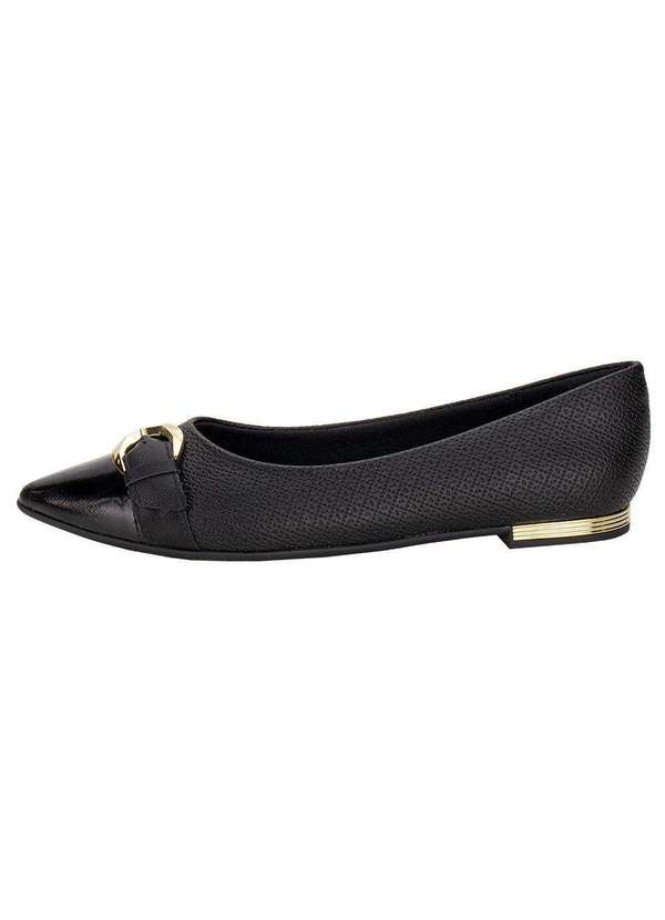 Piccadilly - Sapatilha Feminina Flat Piccadilly 274107 - Preto 2