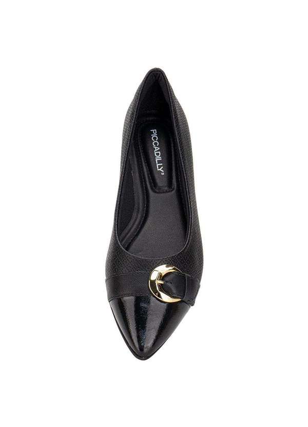 Piccadilly - Sapatilha Feminina Flat Piccadilly 274107 - Preto 5