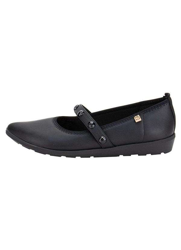 Piccadilly - Sapatilha Feminina Flat Piccadilly 295002 - Preto 2