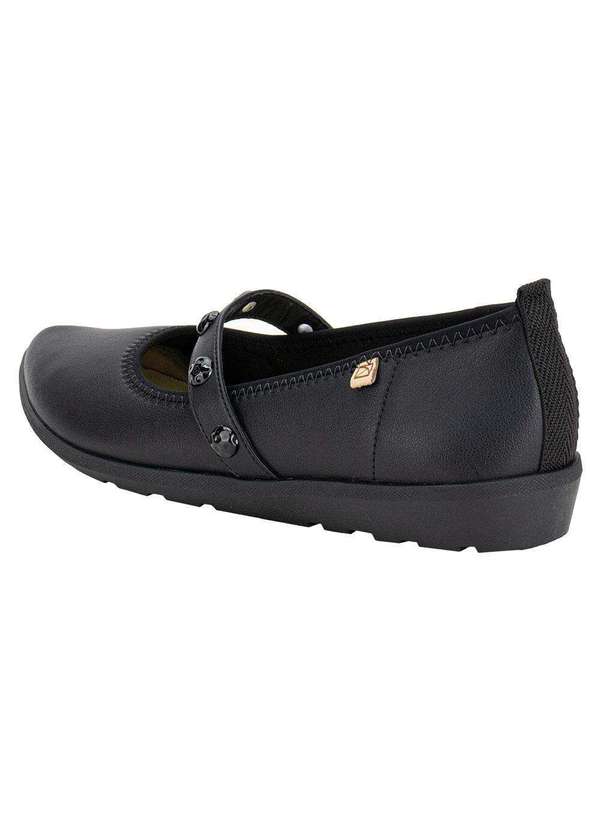 Piccadilly - Sapatilha Feminina Flat Piccadilly 295002 - Preto 3