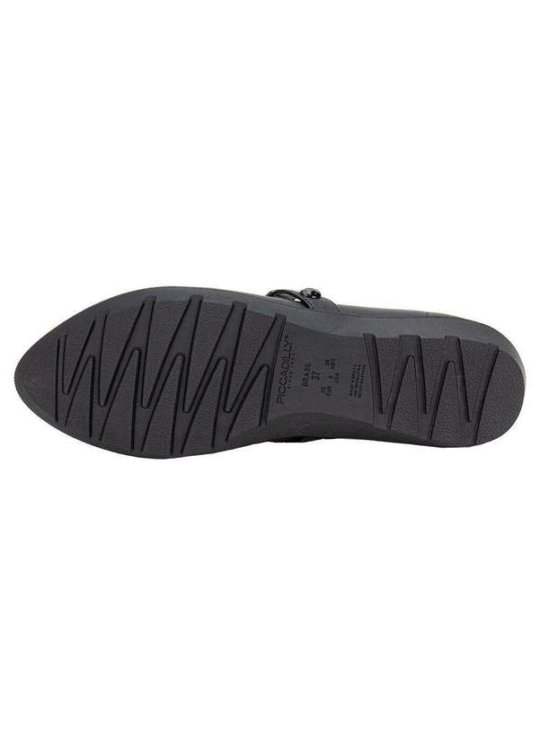 Piccadilly - Sapatilha Feminina Flat Piccadilly 295002 - Preto 4