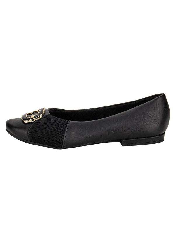 Usaflex - Sapatilha Feminina Flat Usaflex Mm0104 - Preto 2