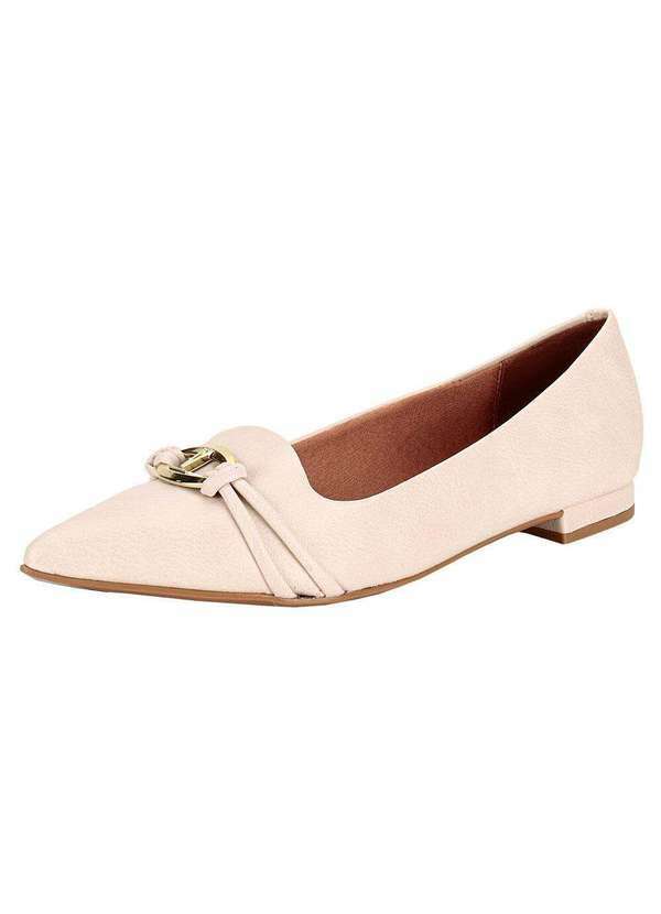 Vizzano - Sapatilha Feminina Flat Vizzano 12061004 - Natural