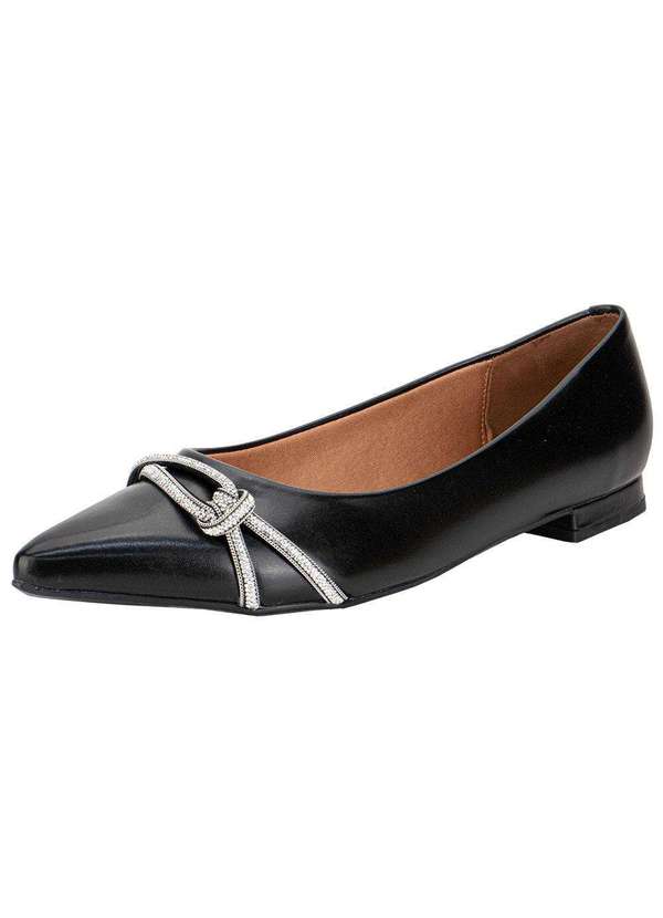 Vizzano - Sapatilha Feminina Flat Vizzano 12061006 - Preto
