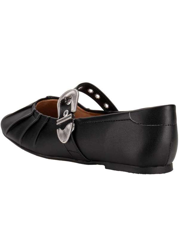 Vizzano - Sapatilha Feminina Flat Vizzano 1443104 - Preto 3