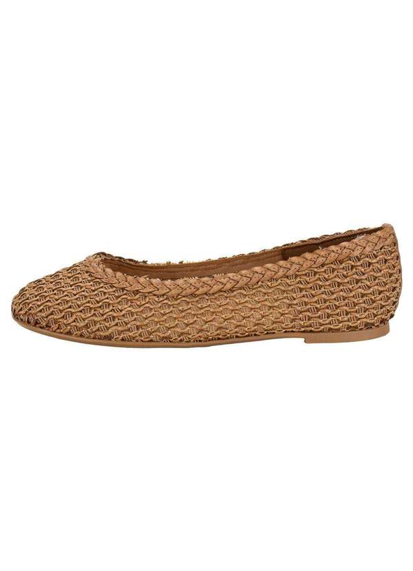Vizzano - Sapatilha Feminina Flat Vizzano 1443106 - Camel 2