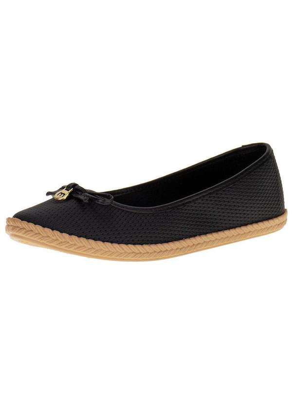 Moleca - Sapatilha Feminina Moleca 5287215 - Preto