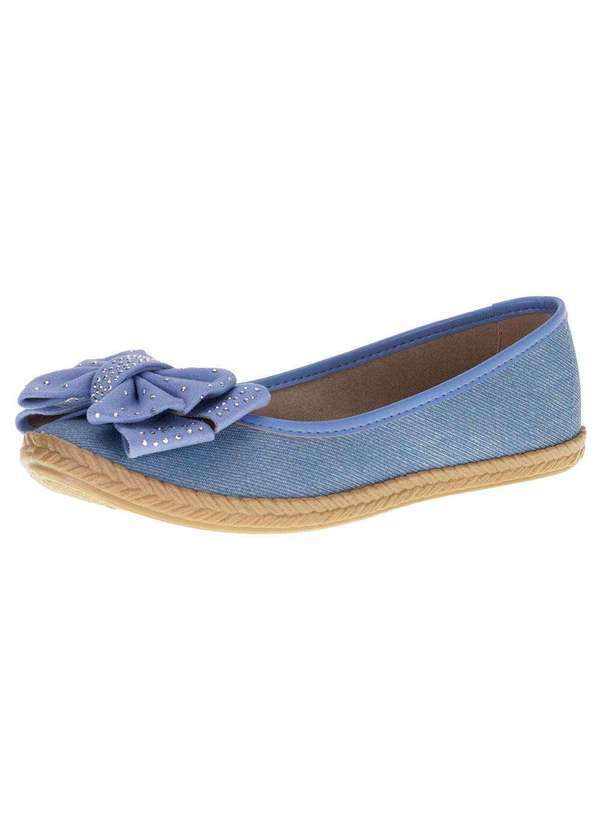 Moleca - Sapatilha Feminina Moleca -5287290 - Jeans
