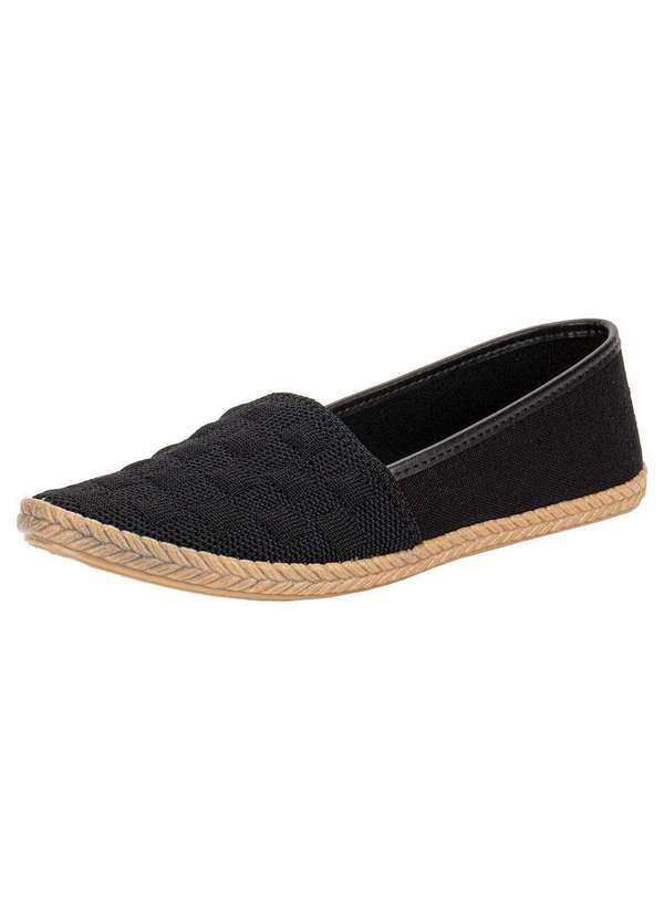 Moleca - Sapatilha Feminina Moleca 5287297 - Preto