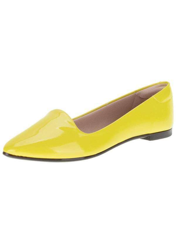 Moleca - Sapatilha Feminina Moleca - 5635816 - Amarelo