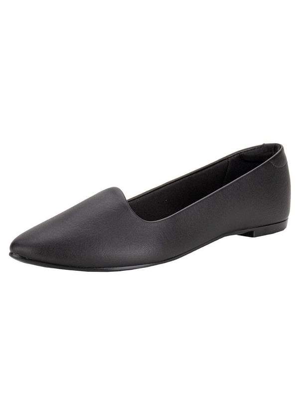 Moleca - Sapatilha Feminina Moleca - 5635816 - Preto