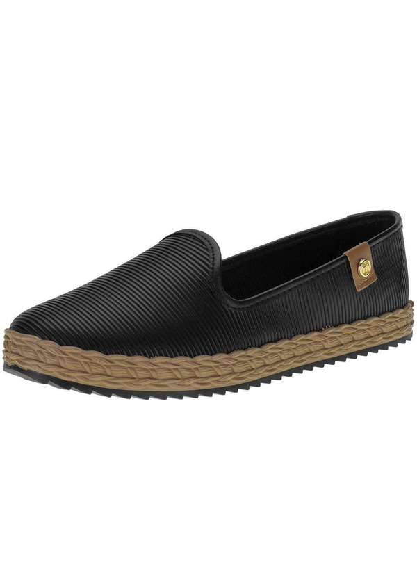 Moleca - Sapatilha Feminina Moleca - 5696304 - Preto 01