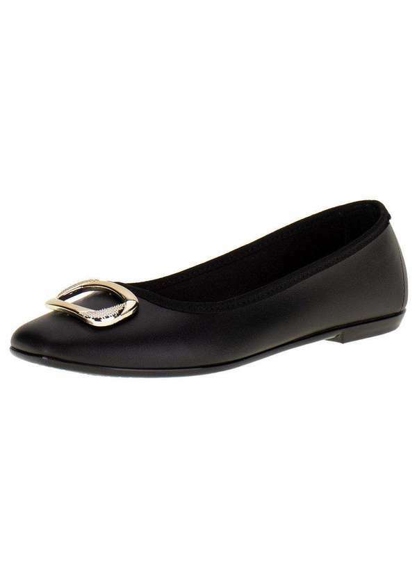 Moleca - Sapatilha Feminina Moleca 5729119 - Preto